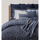 NWT Ralph Lauren Home Francois King Duvet Cover Navy Indigo Blue Cotton $425
