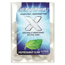 Xylitol Gum, Peppermint, 25 Pieces