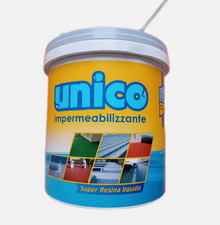 Guaina Liquida Resina Impermeabilizzante tetto terrazza Icobit Unico 5kg