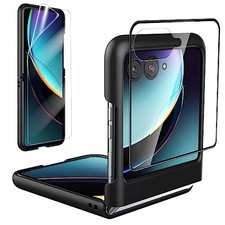 Slim Fit Case for Motorola Razr Plus 2023 with TPU  Built-in Screen Protectors