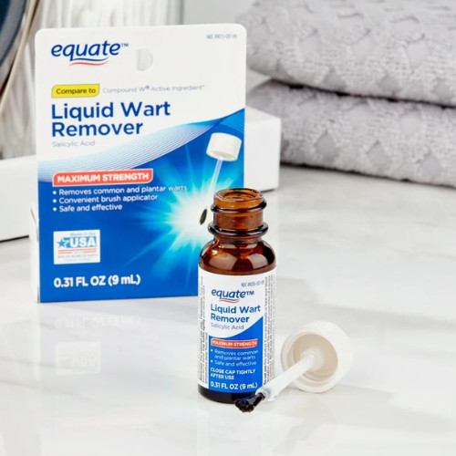 Equate Maximum Strength Wart Remover 0.31 fl oz | Liquid Fast-Acting Treatment