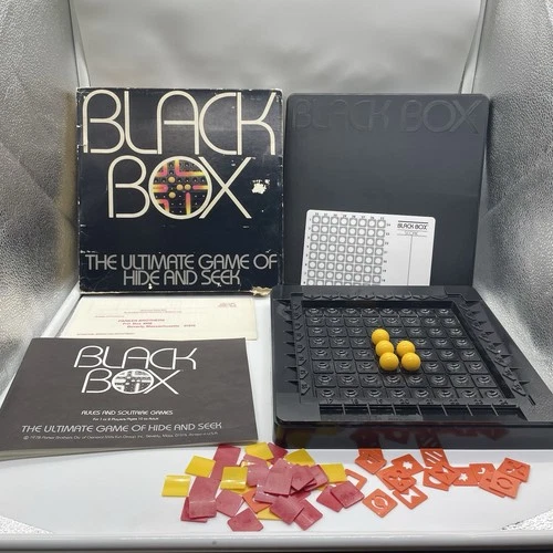 Black Box Ultimate Game of Hide & Seek  Parker Brothers Vintage 1978 COMPLETE