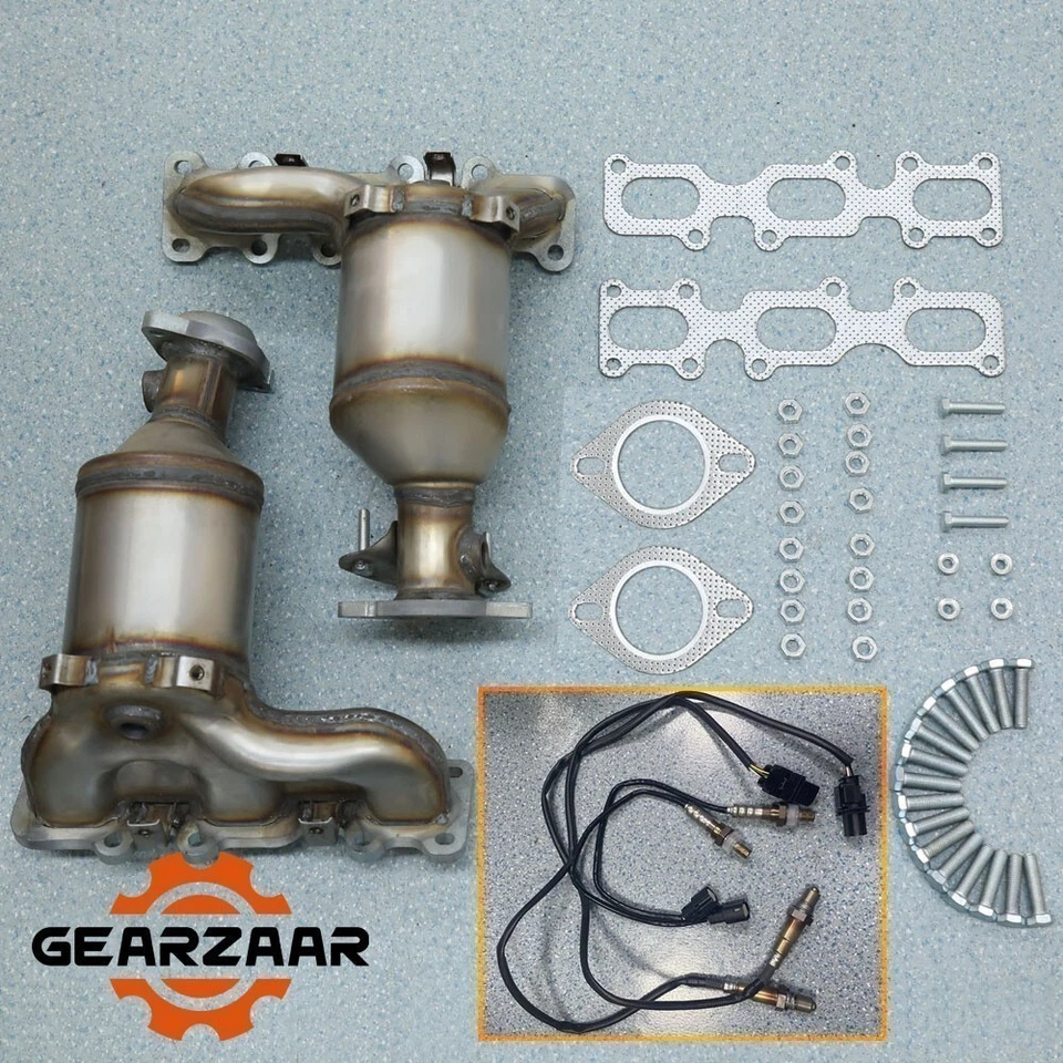 Juego de convertidor catalítico con sensor ascendente + descendente para Ford Explorer 2013-2019 Foto 2 de 4