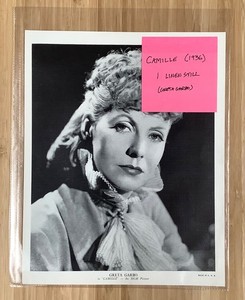 1 Camille (1936) original linen paper publicity still Greta Garbo portrait