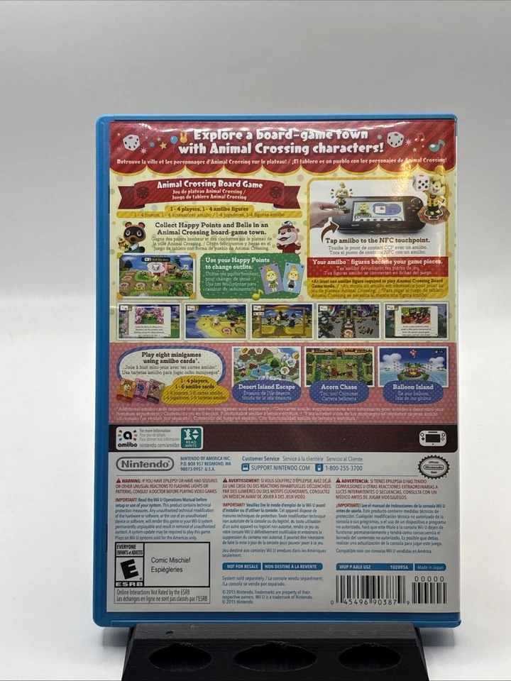 Animal Crossing Amiibo Festival Nintendo Wii U полная открытая коробка - Изображение 4 из 4