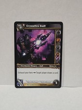 Crystalfire Staff World Of Warcraft TCG March Of The Legion Regular Uncommon