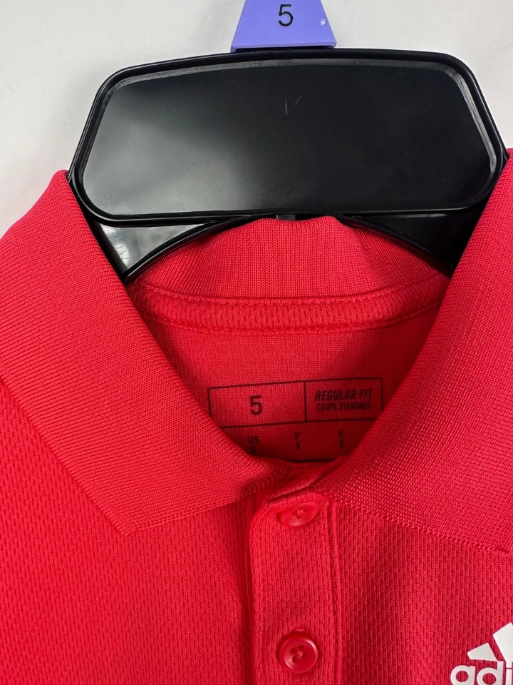 Adidas Niños Conjunto de 2 Piezas Pantalones Cortos y Camiseta Carga Talla 5 BRT Rojo/Gris Foto 4 de 4