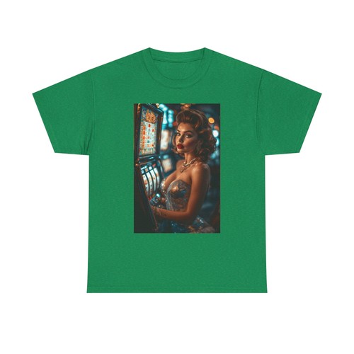Retro Vegas Slot Machine Tee, Vintage Casino T-Shirt, Nostalgic Graphic Shirt - Bild 31 von 75