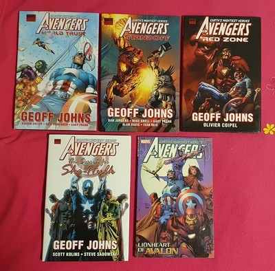 Avengers By Geoff Johns HC, Marvel Iron Man, Thor, Captain America