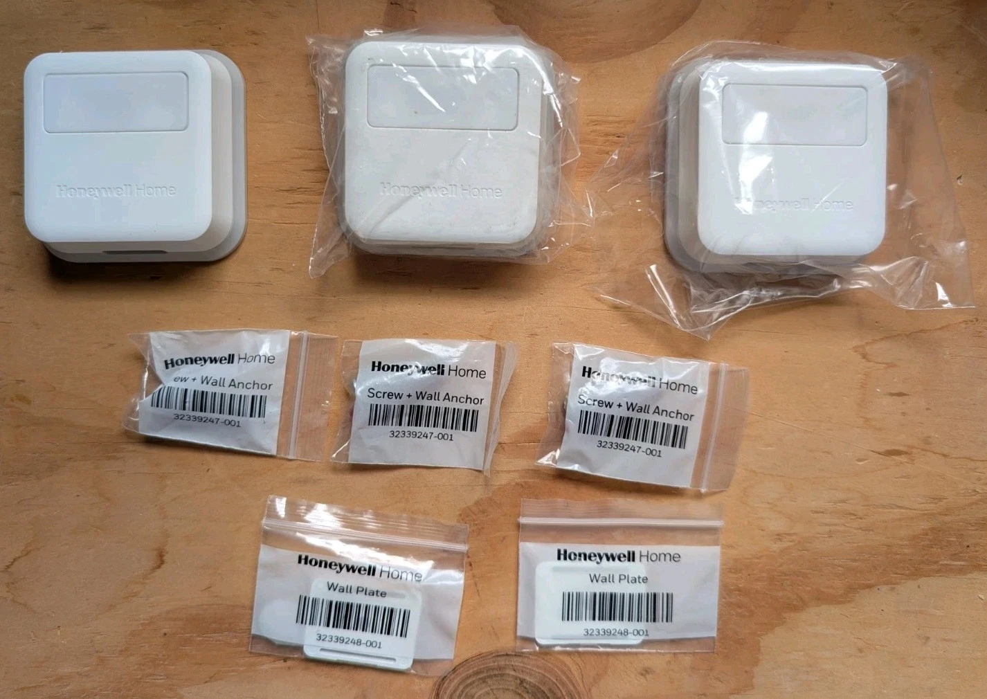 Set of 3 Honeywell Home RedLINK Room Sensors for T10 Pro Smart Thermostat (Used)