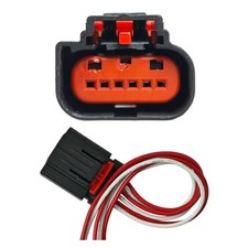 Mass Air Flow Sensor Connector Pigtail 6-Pin, OE 3U2Z-14S411-FJAC, Compatible...