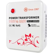 SUNSHUN Step Up Transformer 110V to 220V 2000W Converter European Asian Appli...