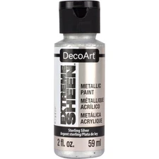 DecoArt Extreme Sheen Paint 2oz-Sterling Silver