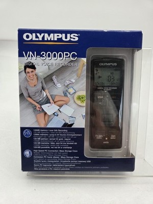 Olympus VN-3000PC Digital Voice Recorder 128 MB USB 2.0 Handgerät 54 Std.