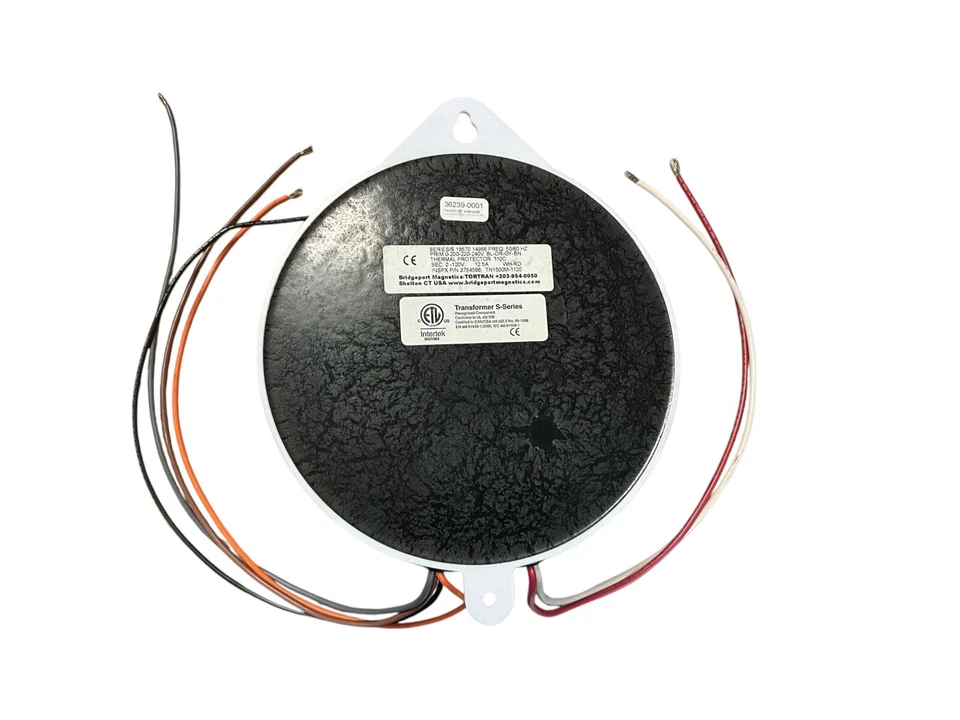 Transformador de aislamiento ISO-Puck Bridgeport Magnetics 0-220V a 0-120V 12.5A S-Ser Foto 3 de 4