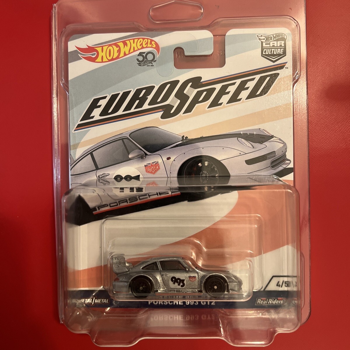 2017 Hot Wheels Euro Speed PORSCHE 993 GT2 Car Culture Real