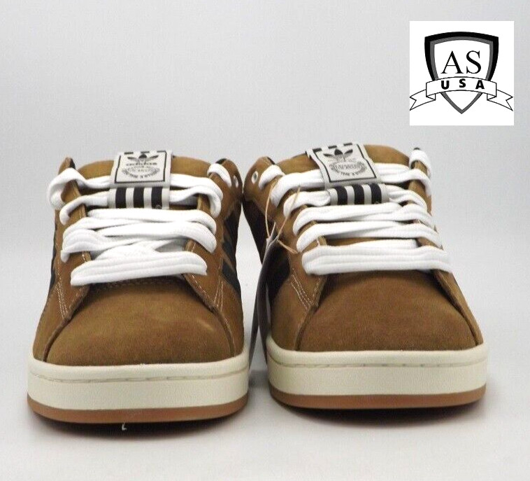ADIDAS CAMPUS 00S YNUK SHOES Size 13 Brown Desert/Black /White IE2175 thumbnail 5