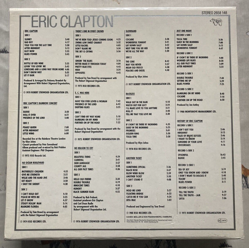 Eric Clapton - Eric Clapton (RSO) 13xLP, Comp + Booklet. 1981 NM Condition. - Picture 2 of 15