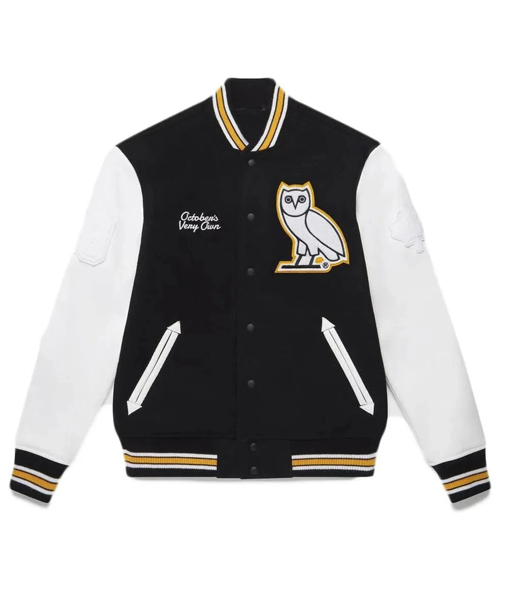 Handmade Versity Jacket, Warm Wool Coat, Ovo Baseball Unisex Winter Wear