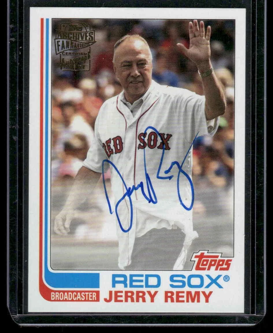 2019 Topps Archives #FFA-JR Jerry Remy Fan Favorite Autographs