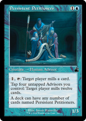 ❤︎❤︎ 美品‼️MTG Persistent Peritioners❤︎❤︎ Persistent Petitioners (Retro Frame) [Ravnica Remastered