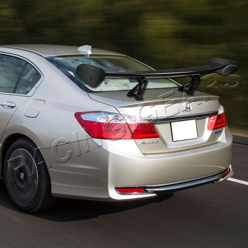 51" ESTILO DRAGON-4 REAL FIBRA DE CARBONO MALETERO TRASERO GT ALERÓN ALERÓN UNIVERSAL Foto 3 de 3