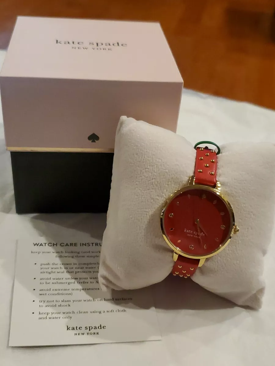 Kate spade red watch sale
