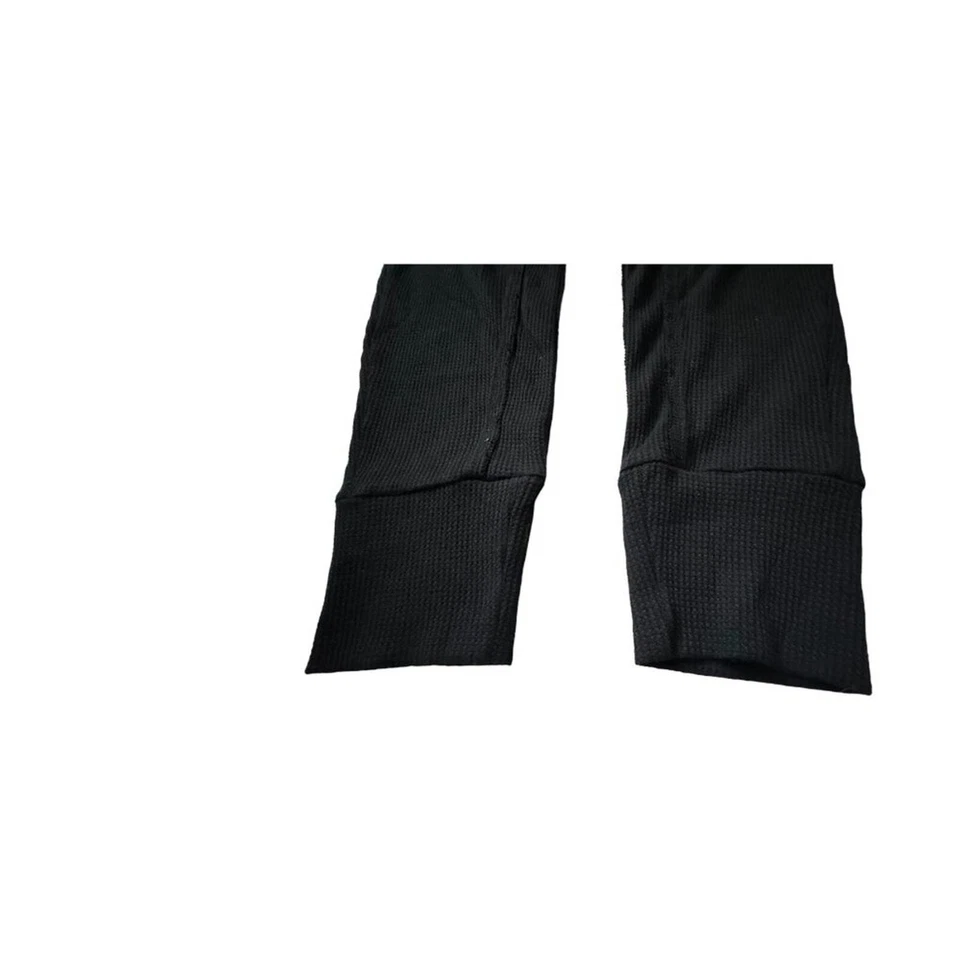 Twenty Montreal Joggers Mens Size XXL Black Thermal Waffle Knit Sweatpants NWT Foto 3 de 4