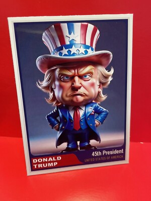 Donald Trump 2024  Trump America  Custom ACEO Card MAGA 50% Donated 2 Team Trump