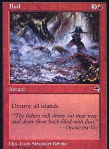 4x MTG Boil, Light Play, English Tempest - Picture 1 of 1