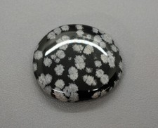 SCHNEEFLOCKEN-OBSIDIAN-Edelstein+Scheibenstein+Taschenstein+Auflegestein+