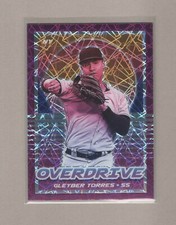 2021 Panini Chronicles - Overdrive Purple Velocity - #6 - Gleyber Torres - NYY