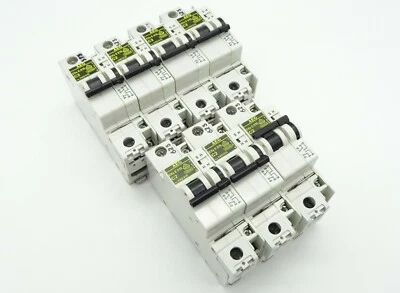 7x Sicherungsautomat AEG Elfa E81S C2 LS-Schalter 2A 1p + Hilfsschalter E80(S) - Bild 1 von 4