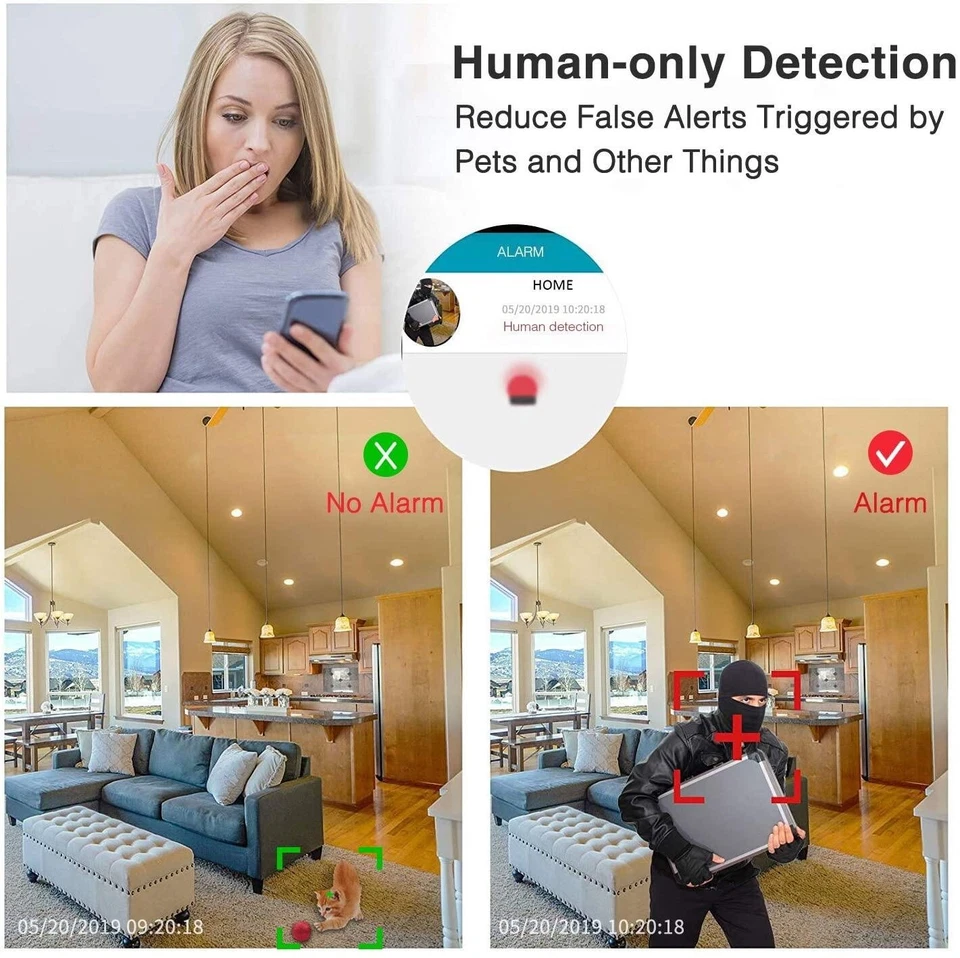 Foscam R4S 4MP WiFi Home Security Camera - Image 2 of 4