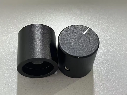 1pcs 24x25 SOLID Aluminum Black CD VOLUME TONE KNOB
