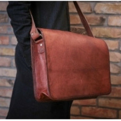 personalized leather computer bag