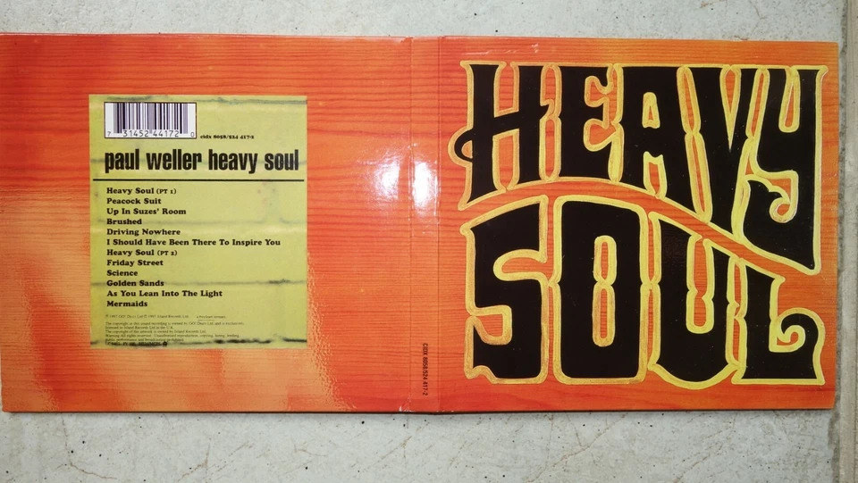 Paul Weller  Heavy Soul Limited Edition fold-out inlay with 5 photo prints MINT- - Bild 2 von 4