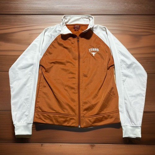 Giacca full zip University of Texas UT Longhorns taglia media giovane Redoak - Foto 1 di 12