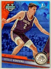 Steele Venters 2023-24 Bowman Chrome Sapphire University Basketball #83
