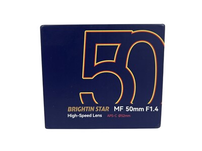 Brightin Star 50mm APS-C Mirrorless Camera Lens