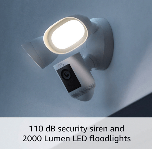Ring Floodlight Cam Wired Pro with Bird’s Eye View and 3D Motion Detection - Picture 8 of 12