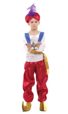 Dschinn Jungen Kostüm Disney Live Action Aladdin Kinder Arabisches Märchenkostüm