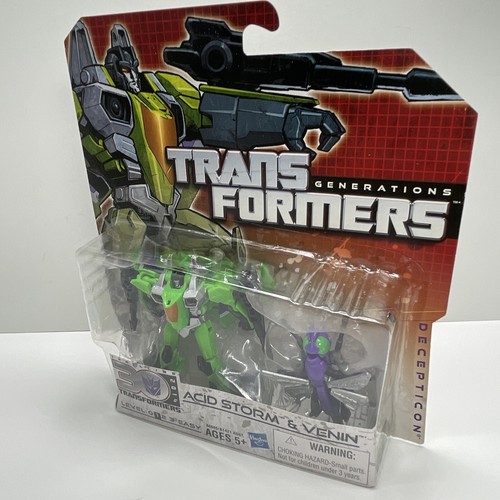Transformers Generations ACID STORM & VENIN 30th Series 2 #009 Legends 2014 NEW - Picture 11 of 11