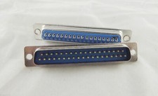 10pcs D-SUB 37 Pin DB37 Male Plug Solder Type Straight Adapter Connector 2 Rows