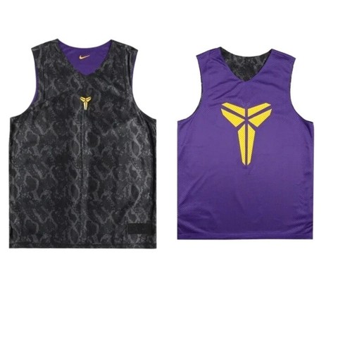 Nike Kobe Bryant Dri-fit Reversible Basketball Jersey FZ0934-010 Men's Size XXL - Picture 2 of 9