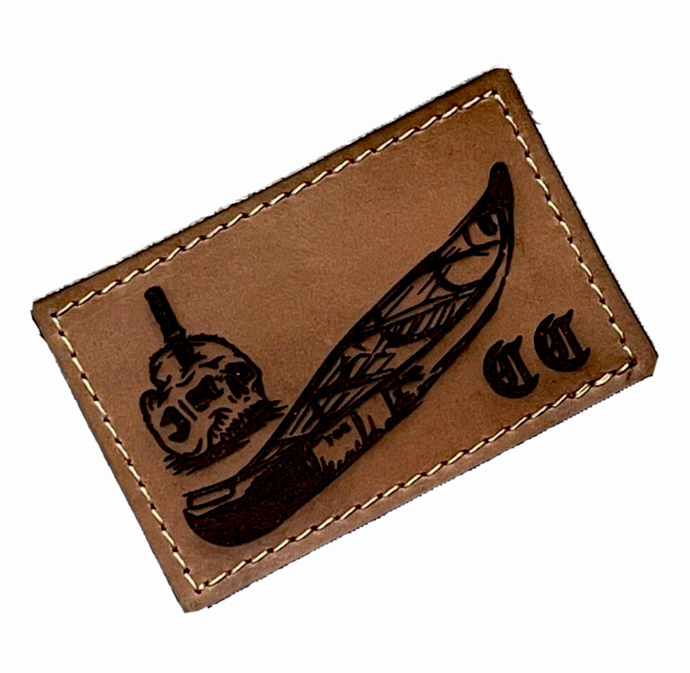 実物　FOG x Bald Bros レザーパッチ 新品未使用 実物 FOG x Bald Bros FOG Canoe clubレザーパッチ