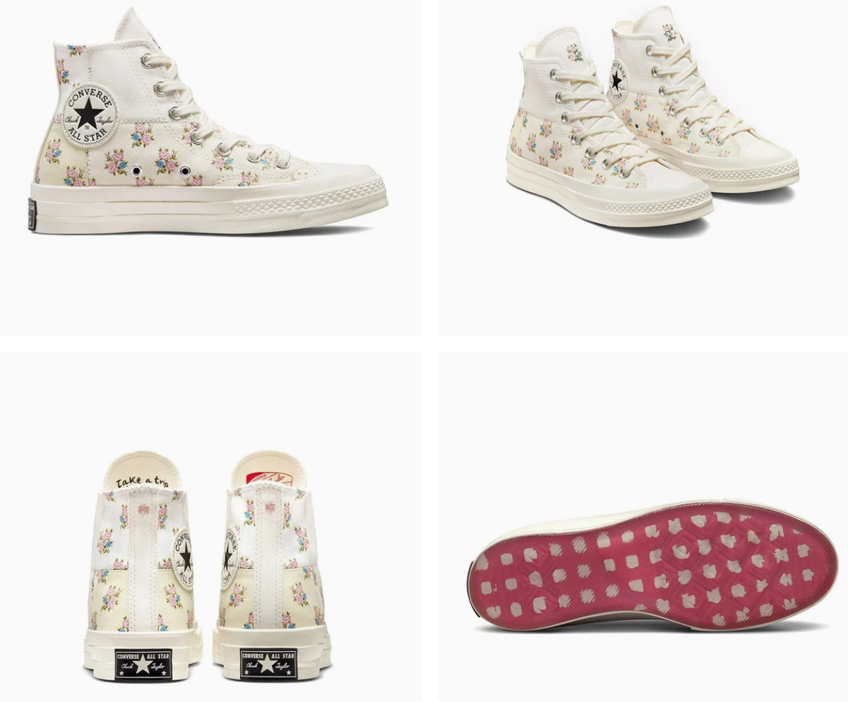 NEW Women's CONVERSE Chuck 70 Platform Floral Lift A05193c Shoes