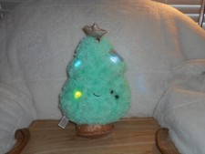 FAO SCHWARZ GLOW BRIGHTS 13" MUSIC AND LIGHTS PLUSH GREEN CHRISTMAS TREE NEW