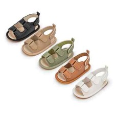 Baby Cute Sandals Shoes Summer Girls Boys Rubber Soft Sole Anti-skid 0-18 Months