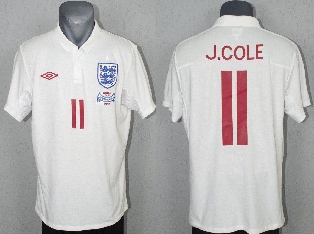 ウェア UMBRO England CAMPBELL football shirts 2006-08 England Umbro 1/4 Zip Training Shirt - 8/10 - (L)